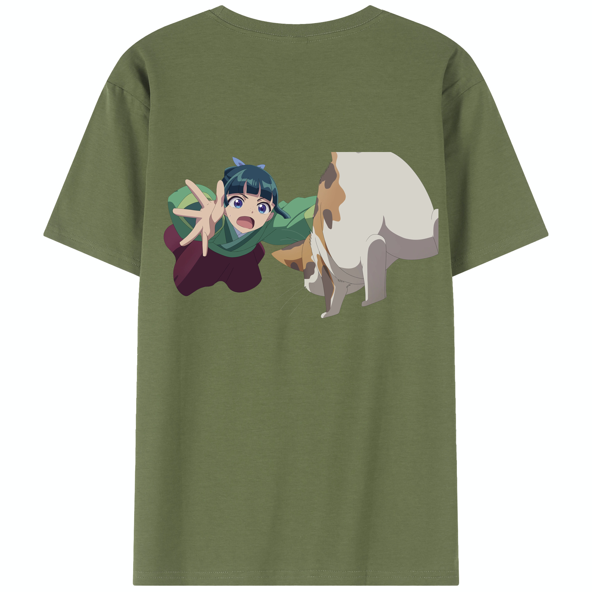 （画像用） 薬屋のひとりごと The Apothecary Diaries 綿100％半袖Tシャツ（背面プリント）